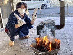 焼き芋やけました‼😊🍠