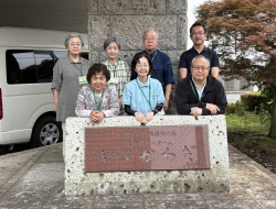 シルバー大学校の6名様　施設見学とボランティアにお越しくださいました。